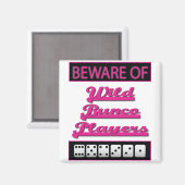 野生のバンコ選手に気を付ける マグネット (正面/裏面)