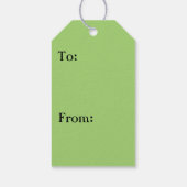 野生のパイナップル熱帯果実自然 ギフトタグ (裏面)