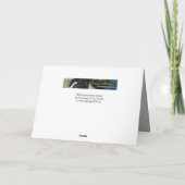 野生のパロミノピント野生の馬のグリーティングカード カード (裏面)