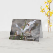 野生のパーソナライズされたユリ結婚70周年 カード (黄色い花)