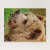 野生のヒグマ。 ジグソーパズル (横)