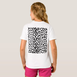 野生のヒョウ エネルギー - 迫力あるアニマル柄ファッション Tシャツ