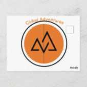 野生のヒョウ ポストカード (裏面)