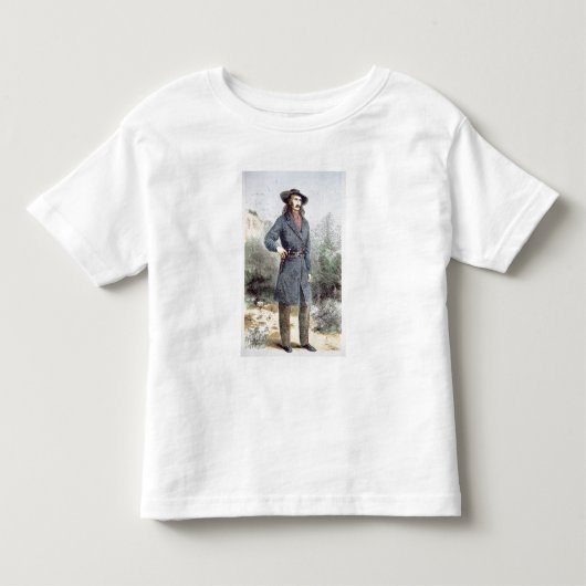 「野生のビル」Hickokの最初に出版された写真 トドラーTシャツ (正面)