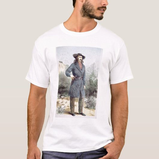 「野生のビル」Hickokの最初に出版された写真 Tシャツ (正面)
