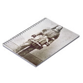 「野生のビル」Hickok (1837-76年) (b/wの写真) ノートブック (左側)