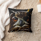 野生のフクロウ クッション (ブランケット)