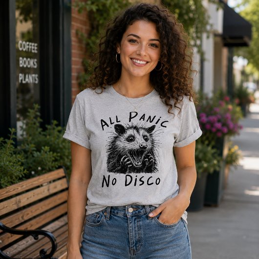野生のフクロネズミ All Panic No Disco トライブレンドTシャツ