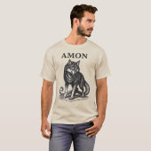 野生のフシギなアモン Tシャツ (正面フル)