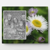 野生のフラバネデイジーフラワーオリジナルの写真を作成 フォトプラーク (正面)