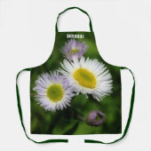 野生のフラバネデイジー花自然 エプロン (正面)