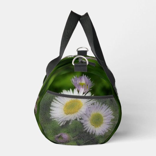 野生のフラバネデイジー花自然 ダッフルバッグ (右)