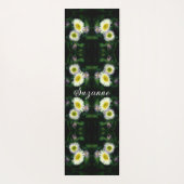 野生のフラベンデイジーフラワー抽象芸術 パーソナライズされた ヨガマット (裏面)