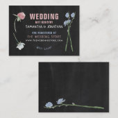 野生のフローラシャルボード、ギフト登録カード エンクロージャーカード (正面/裏面)