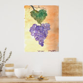 野生のブドウ ポスター (キッチン)