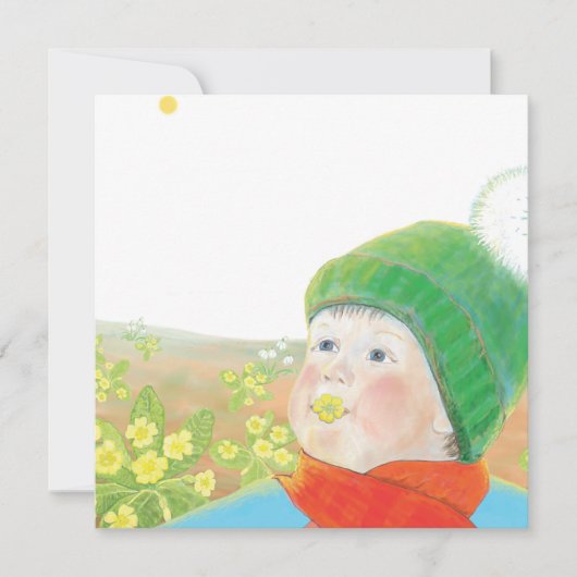 野生のプリムローズの少年 カード (正面)