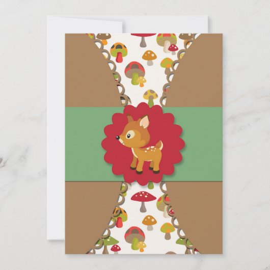 野生のベイビーシャワーの招待状 招待状 (正面)