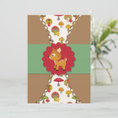 野生のベイビーシャワーの招待状 招待状 (スタンド正面)