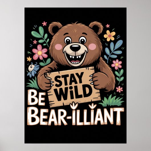 野生のベビーペアーリラント滞在 ポスター (正面)