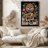 野生のベビーペアーリラント滞在 ポスター