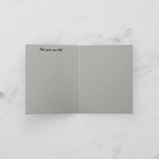 野生のベンガルの虎の服を着たジョーク ノートカード (内部)