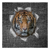 野生のベンガル虎の服を着たジョーク ポスター (正面)