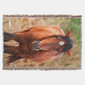 野生のポートレート スローブランケット (正面)