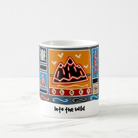 野生のマグに コーヒーマグカップ (中央)