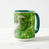 野生のマグ素晴らしップの美しい青鷺 マグカップ (正面右)