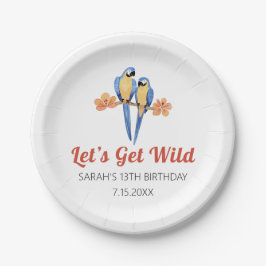 野生のマコージャングルの水の色を取得しよう ペーパープレート