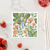 野生のマコージャングルトロピカルウォーター色 スタンダードカクテルナプキン (インサイチュ)