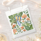 野生のマコージャングルトロピカルウォーター色 フェイバーバッグ (クリップ留めされた状態)