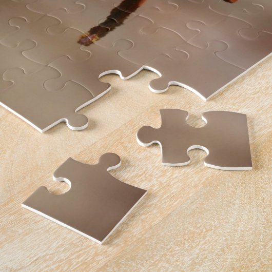 野生のマスのユリの花と虫の友人 ジグソーパズル (側面)