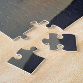 野生のマスタングマーレと虹の群れ ジグソーパズル (側面)