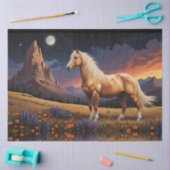 野生のマスタンピントパロカラフルミノの夜空 薄葉紙 (クラフト)