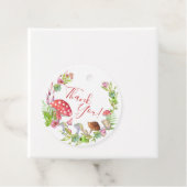 野生のマッシュルームベビーシャワーメッセージカード フェイバータグ (インサイチュ)