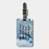 野生のマレーシアの真珠母 ラゲッジタグ (正面縦)