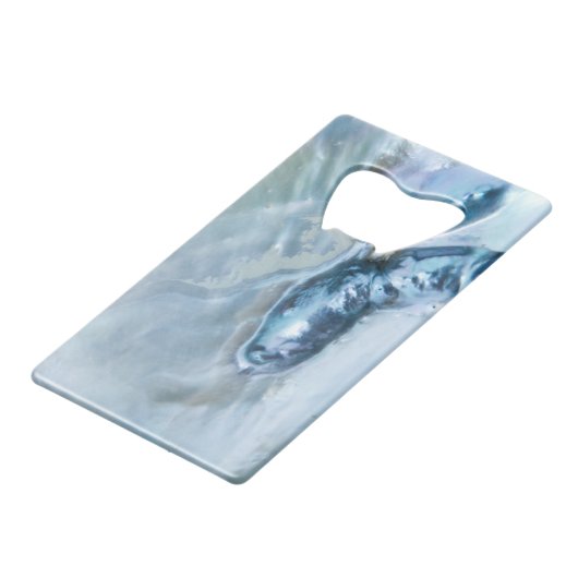 野生のマレーシア人真珠の母 クレジットカード栓抜き (正面アングル)