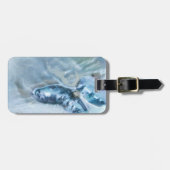 野生のマレーシア人真珠の母 ラゲッジタグ (正面横)