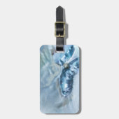 野生のマレーシア人真珠の母 ラゲッジタグ (正面縦)