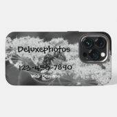 野生のミツバチの花 iPhoneケース (裏面横)