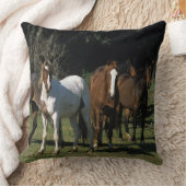 野生のムスタングの馬1 クッション (ブランケット)