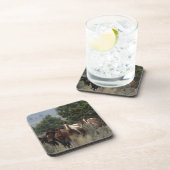 野生のムスタングの馬2 コースター (右側)