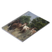 野生のムスタングの馬2 ノートブック (左側)