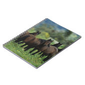 野生のムスタングの馬3 ノートブック (左側)