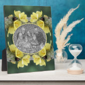 野生のムレインの花のカブトムシあなたの写真を追加 フォトプラーク (側面)