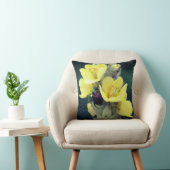 野生のムレインの花のカブトムシが閉まる クッション (椅子)