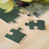 野生のムレインの花の抽象芸術 ジグソーパズル (側面)