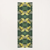 野生のムレインの花の抽象芸術 ヨガマット (裏面)