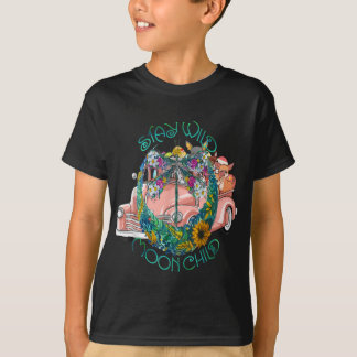 野生のムーンチャイルドトンボ愛好家の贈り物 Tシャツ